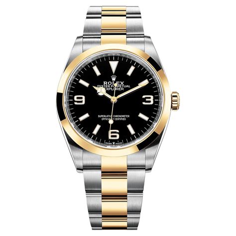 rolex explorer 36mm gold|rolex 36mm explorer 2022.